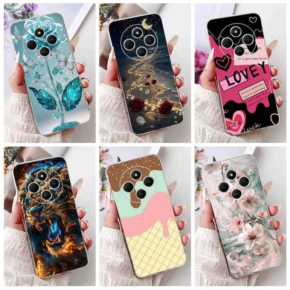 For Xiaomi Redmi 14C 4G Case Redmi14C Silicone Soft Fundas 6.88" Phone Case For Xiaomi Redmi A3 Pro A3Pro Cover Coque