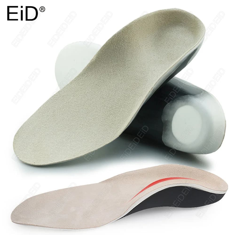 EID 1/2 Paia di Solette Ortopediche 3D per Piedi Plates, Children and Adults, Support for Arco Plantare, Correction Gambe a X or O, Sport Shoes Inserts