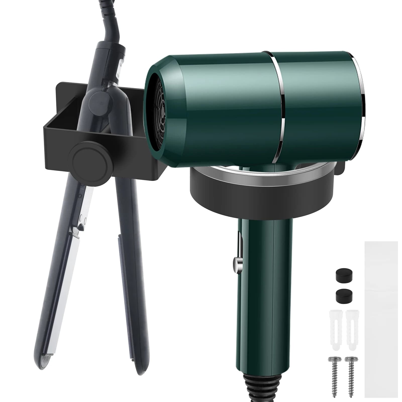 Door hairdryer Wall-mounted hair holder for home use Anti-rust hair dryer Accessories for bathroom