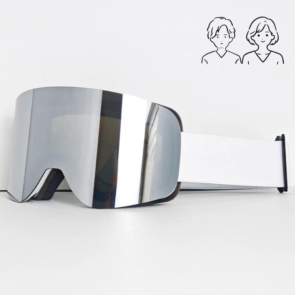 Occhiali da sci invernali unisex Lenti traspiranti HD Antivento Antipolvere Accessori protettivi per snowboard Sport all'aria aperta