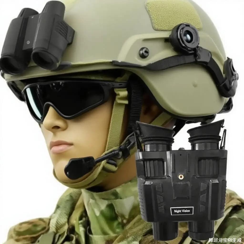 Binocolo per visione notturna NV8000 HD -1080P IR, montabile su casco, portata 300 m per caccia e sorveglianza