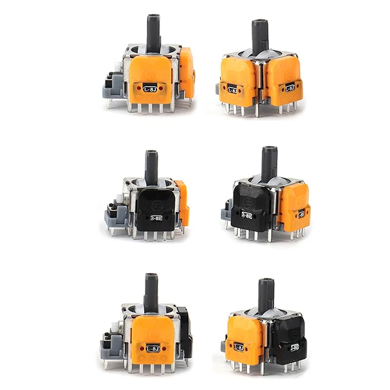 10 pcs/pack replacement effect Hall joystick 3D analog sensor for PS5/PS4/Xbox One controller parts repair accessories