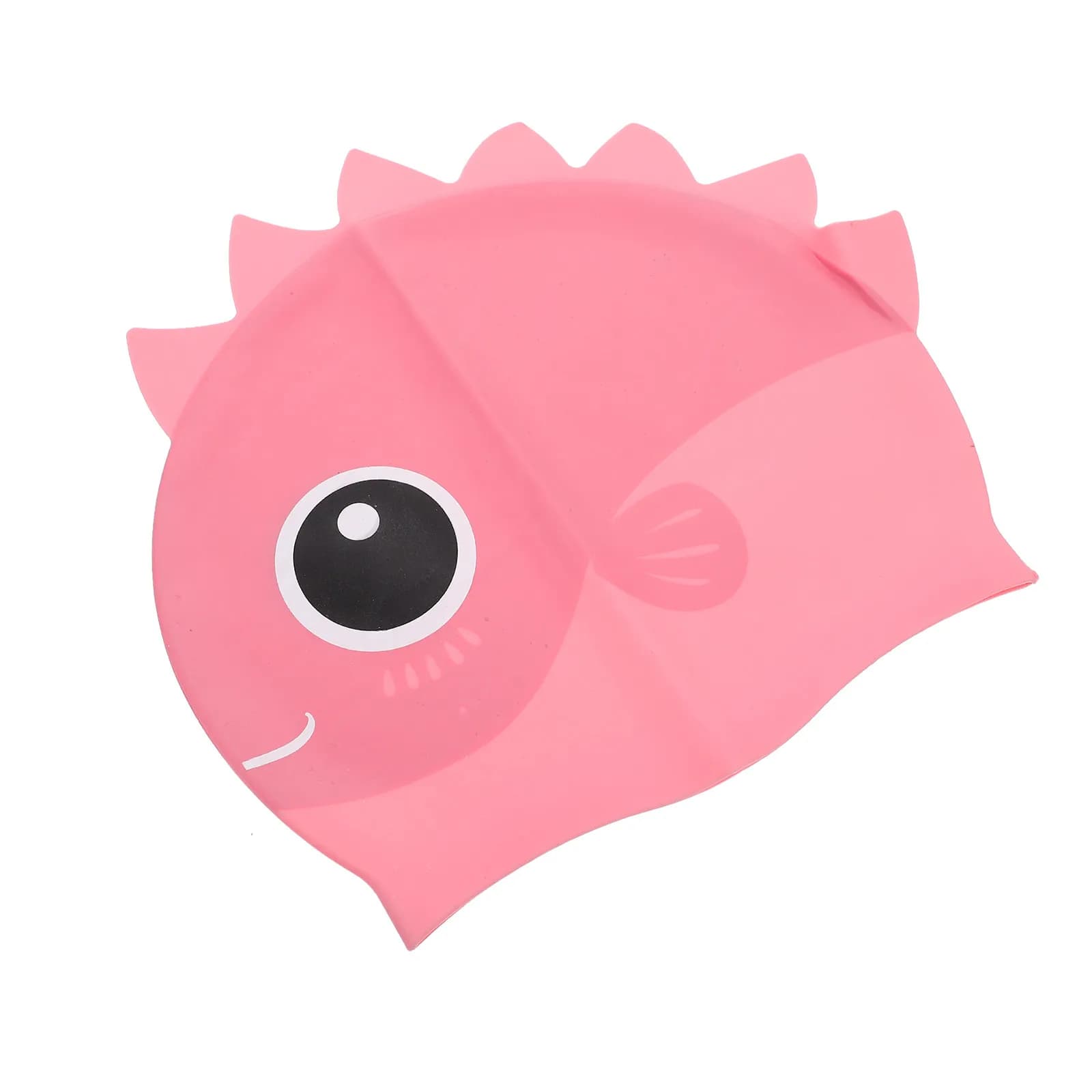 Cuffie da nuoto in silicone impermeabili con design a dinosauro, flessibili e resistenti agli strappi
