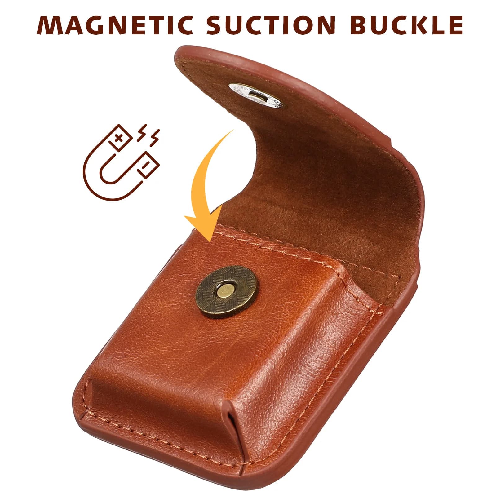 Protective case for cigarette lighters Premium lighter case Durable portable for men Design small and light