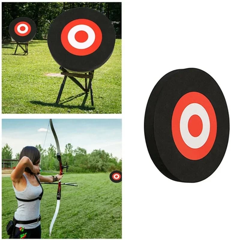 Professionale 24/25cm schiuma bersaglio tiro con l'arco e freccia balestra tiro fionda caccia pratica freccette bersagli pad rotondi