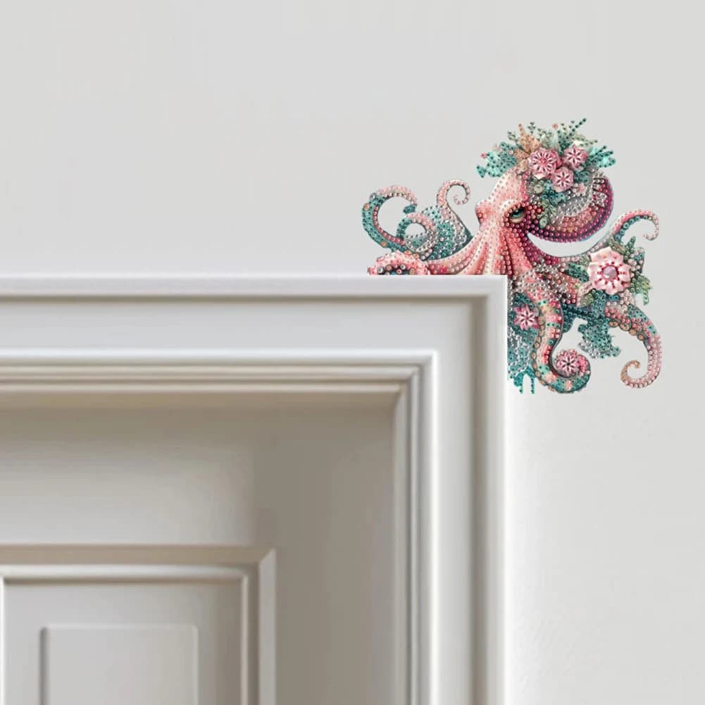 Decorazione Artistica con Diamanti a Forma di Animale, Insegna ad Angolo Retto per Interni ed Esterni