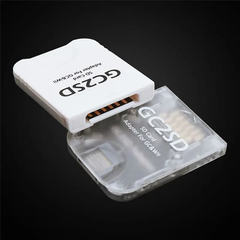 ABGN GC2SD to SD Card Adapter Memory TF Card Adapter Card Reader for Game Console Game Console(A)