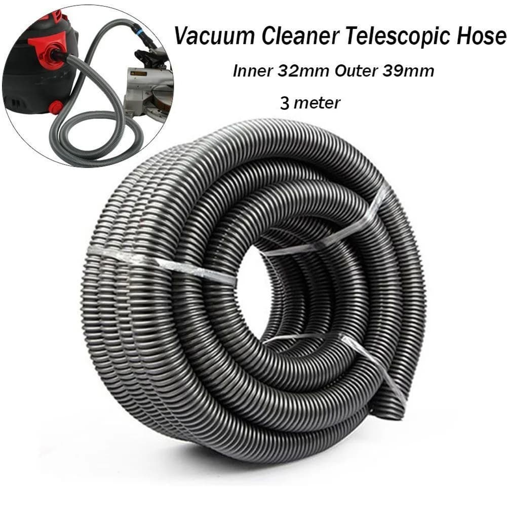 Tubo Flessibile Telescopico per Aspirapolvere, Tubo Extra Lungo, Diametro Interno 32mm, Accessori per Pulizie Domestiche