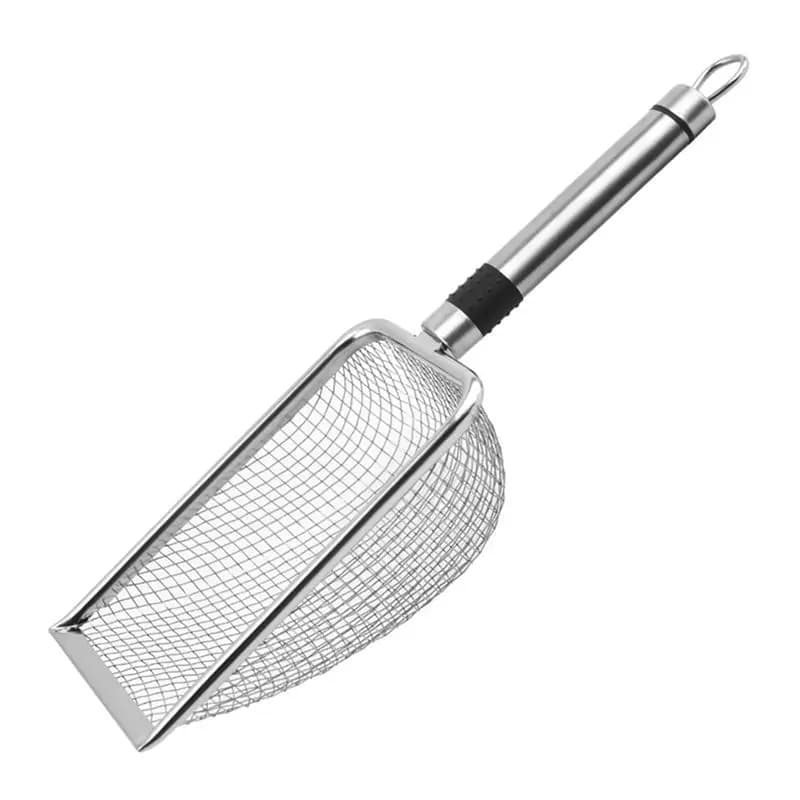 AC76-Pet Cleaning Metal Litter Scoop, Paletta per Lettiera per Gatti Ultra-Resistente, Strumento per la Pulizia della Lettiera per Gatti