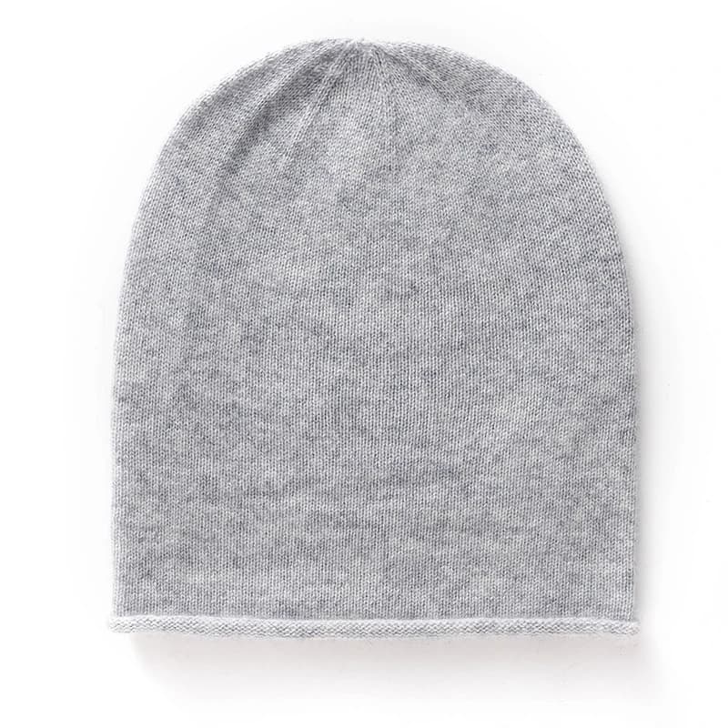 2025 New Autumn Winter Men Women Hats 100% Pure Cashmere Knitted Headgears Soft Warm Fashion Thick Cap 6 Colors High Quanlity