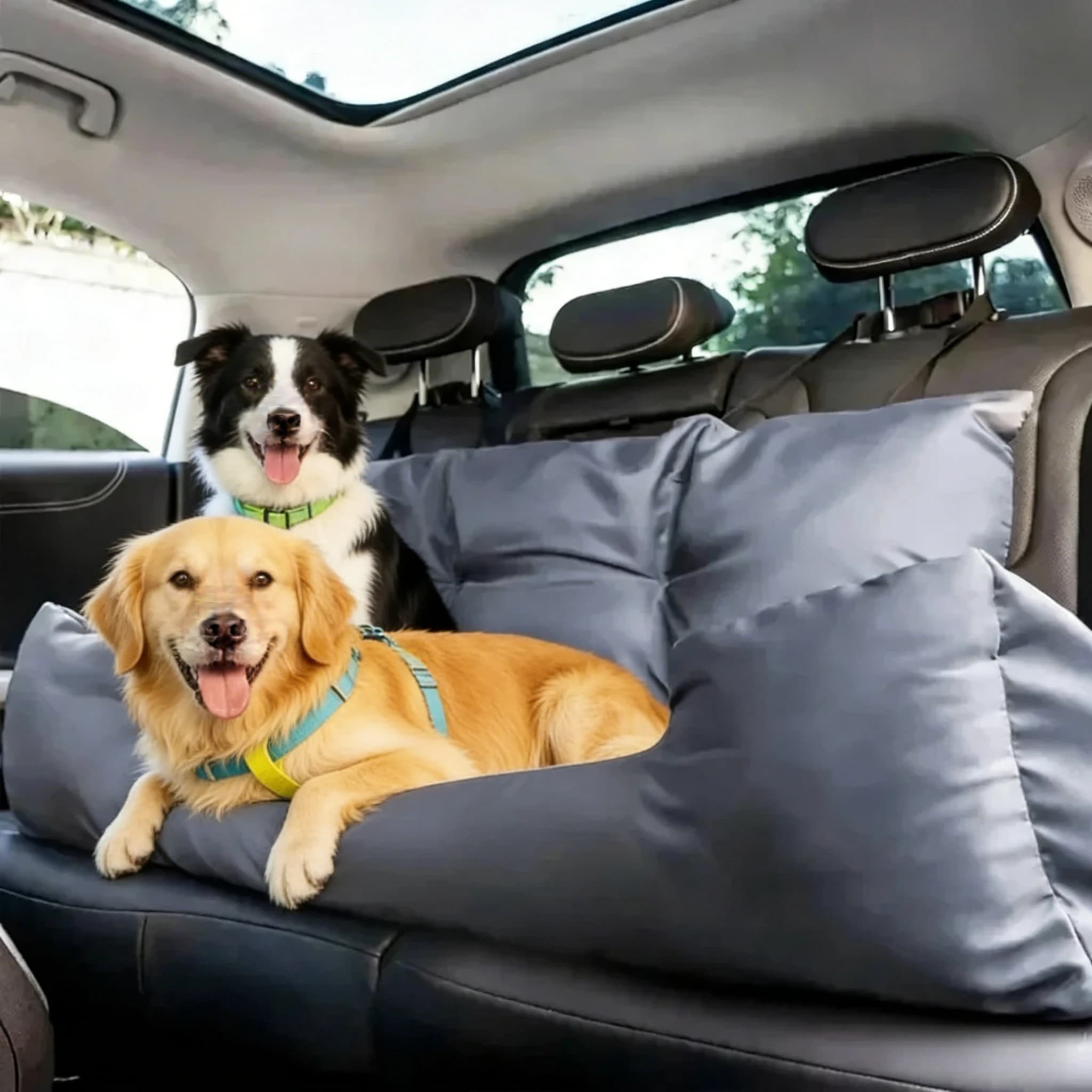Grande hamaca pieghevole a tre posti per cani, coprisedile auto impermeabile e lavabile, per gatti e cani, accessori per animali domestici