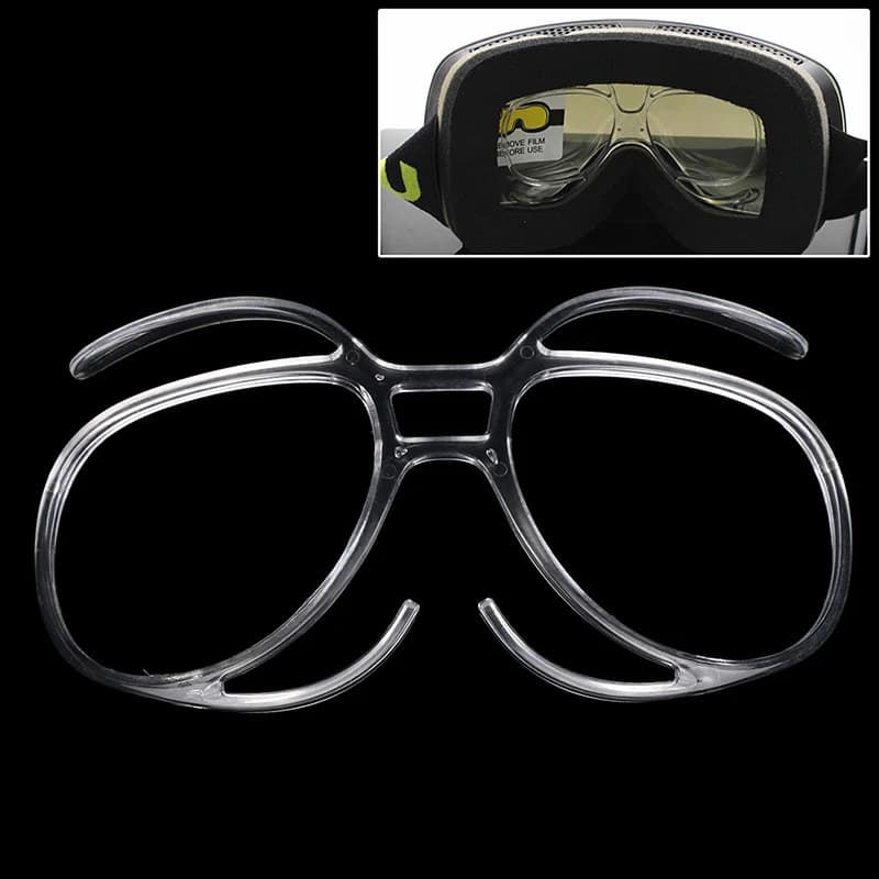 [LA] 1 Pezzo Adattatore Ottico per Occhiali da Sci con Inserto Rx, Montatura Flessibile TR90 per Snowboard e Moto