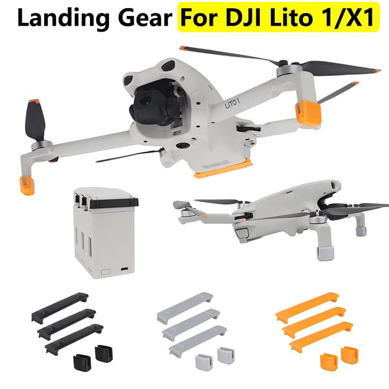 Supporto di Atterraggio Rialzato per Drone DJI Lito X1/1, Coprigambe Antiusura, Accessori per DJI LITO1 X1