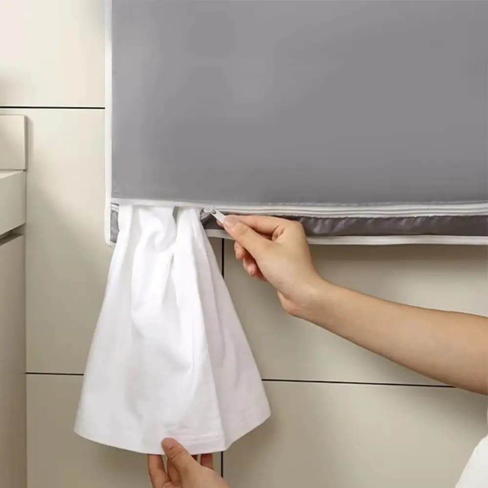 Wall Mounted Hanging Storage Bag Hanging Foldable Clothing Organizer Bag Fabric Lightweight Laundry Holder Laundry Room