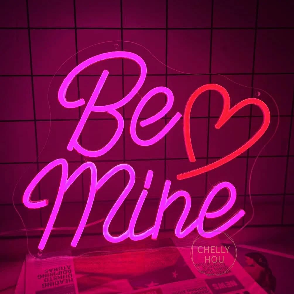 Insegna al neon a forma di cuore per San Valentino, luci al neon, decorazione di San Valentino, insegna luminosa a LED per sfondo per feste