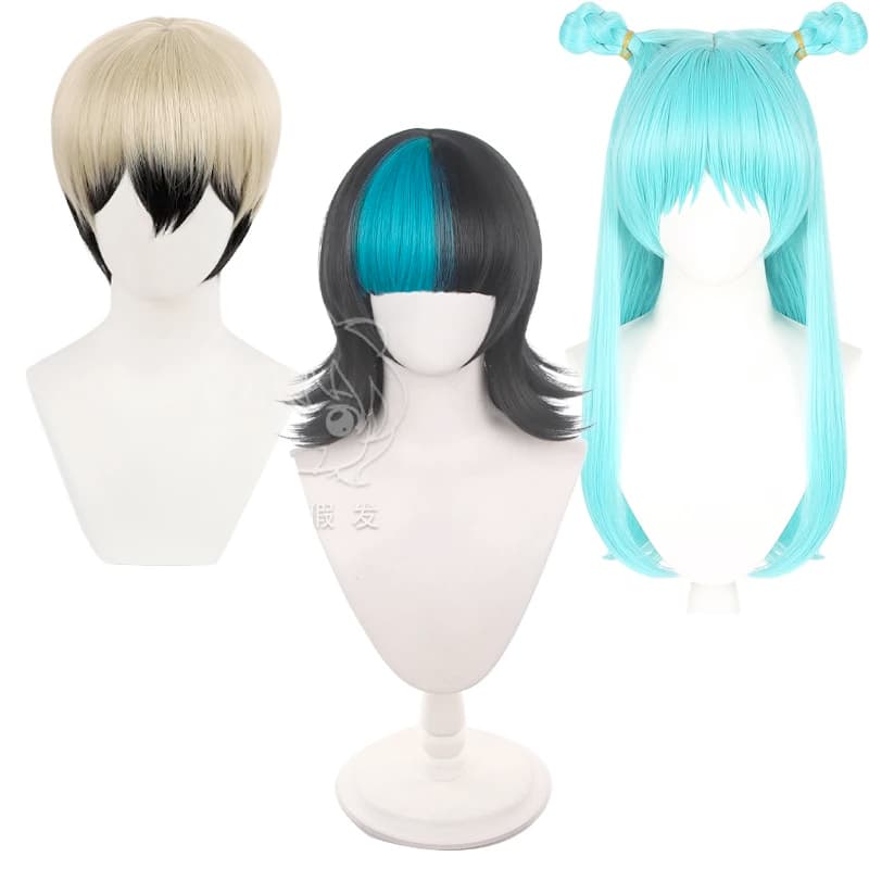 Wig Cosplay Anime Jujutsu Kaisen Kirara Hoshi Hajime Kashimo Zenin Naoya Fiber Heat Resistant with Wig Head for Men and Women
