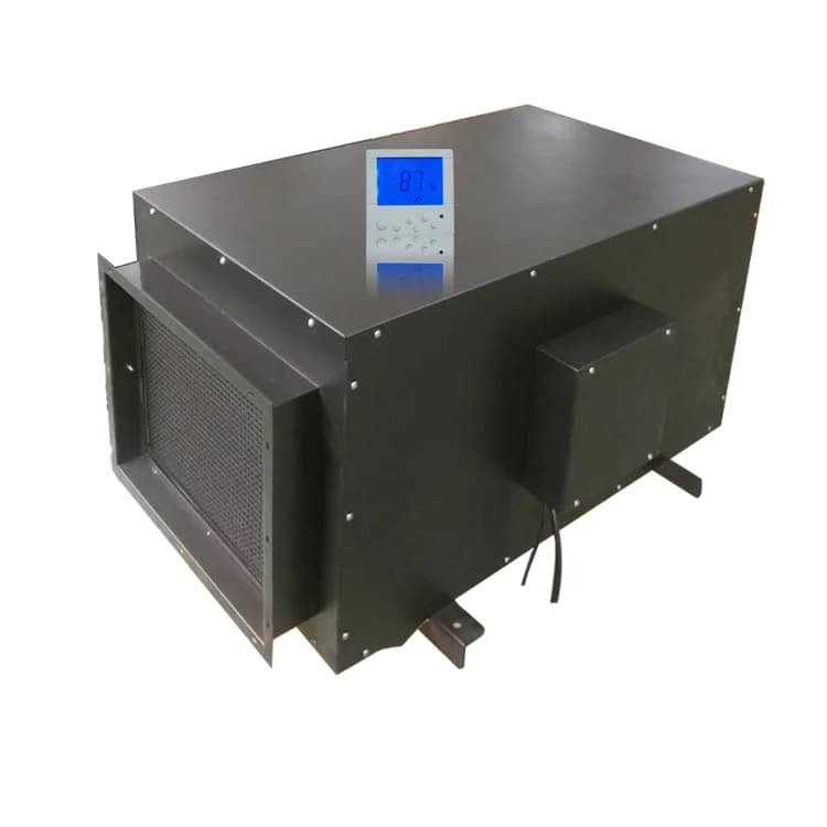 Promozione Deumidificatore canalizzato refrigerante montato a soffitto da 138 l/giorno in bianco o nero Cina