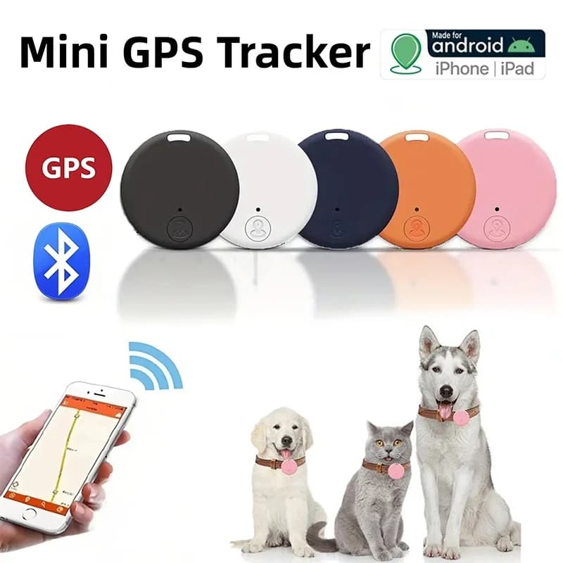 Wireless Mini GPS Tracker Anti-Lost Device Alarm Key Child Bag Wallet Finder Smart Bluetooth APP Locator Smart Tag Accessories