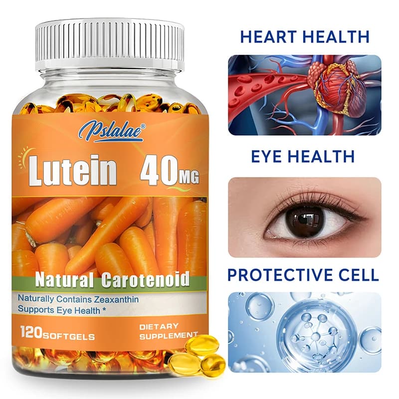 Lutein 40mg - with Zeaxanthin - Healthy Vision, Relieve Eye Fatigue, Dry Eyes