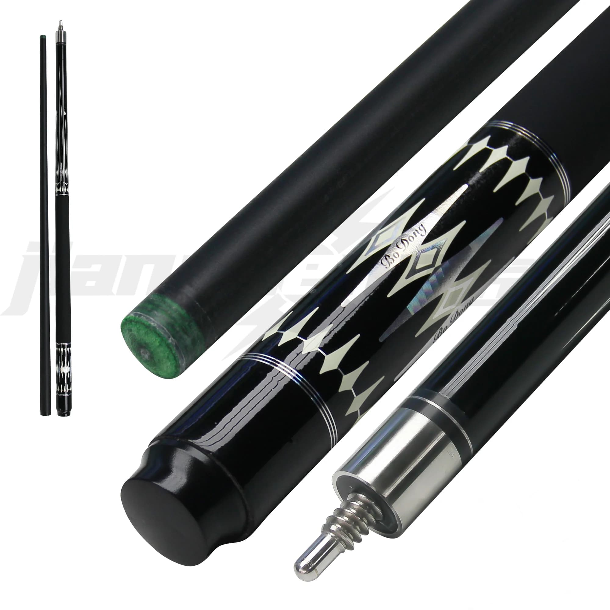 Stecche da biliardo professionali Albero in fibra di carbonio Punta da 12,5 mm Giunto Uni-Loc per Snooker 3 Cuscino Carom Biliardo Tacos de Billar in 2 pezzi