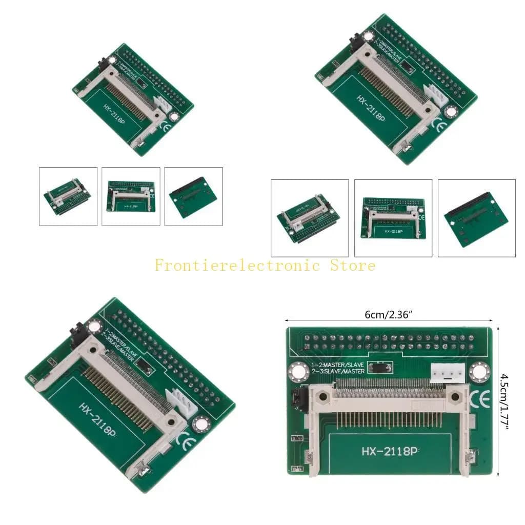 Connettori per computer G8DB Scheda memoria a scheda adattatore HDD IDE femmina da 3,5 pollici a 40 pin