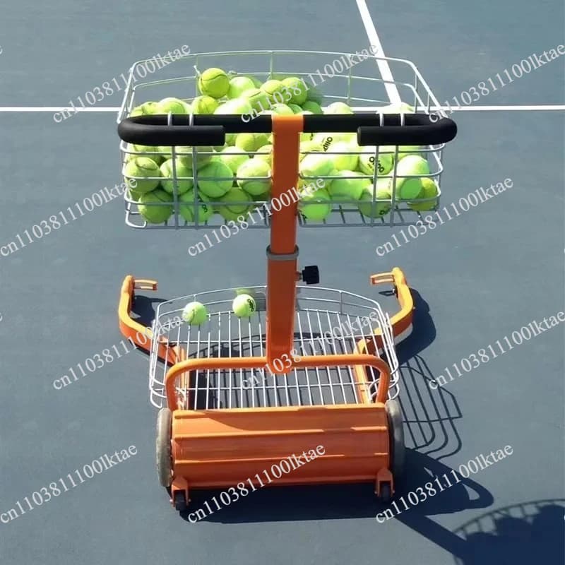 Tennis Retriever Automatic Collector Manual Automatic Ball Retrieval Basket Tennis Court Ball Retrieval Cart