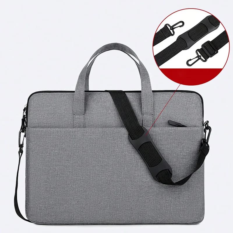 Elegante Custodia Sottile per Laptop - Borsa a Tracolla da 13/14 Pollici | Custodia protettiva in neoprene con maniglia per notebook