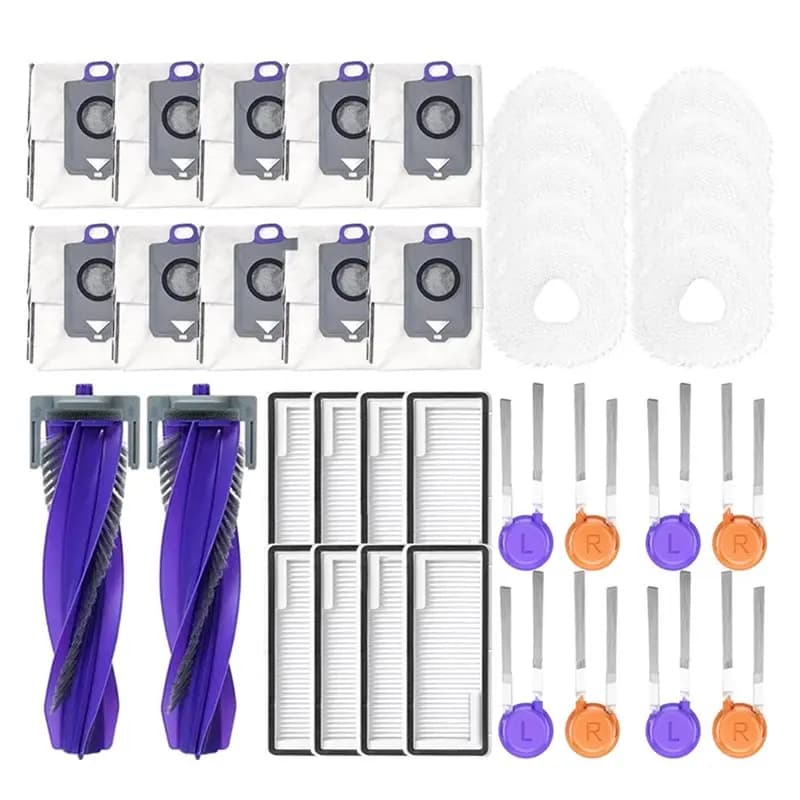 【KITCHEN GADGET】For Narwal Freo Z10 Ultra YJCC025 Robot Vacuum Cleaner Spare Replacement Parts Main Side Brush Mop HEPA Filter D