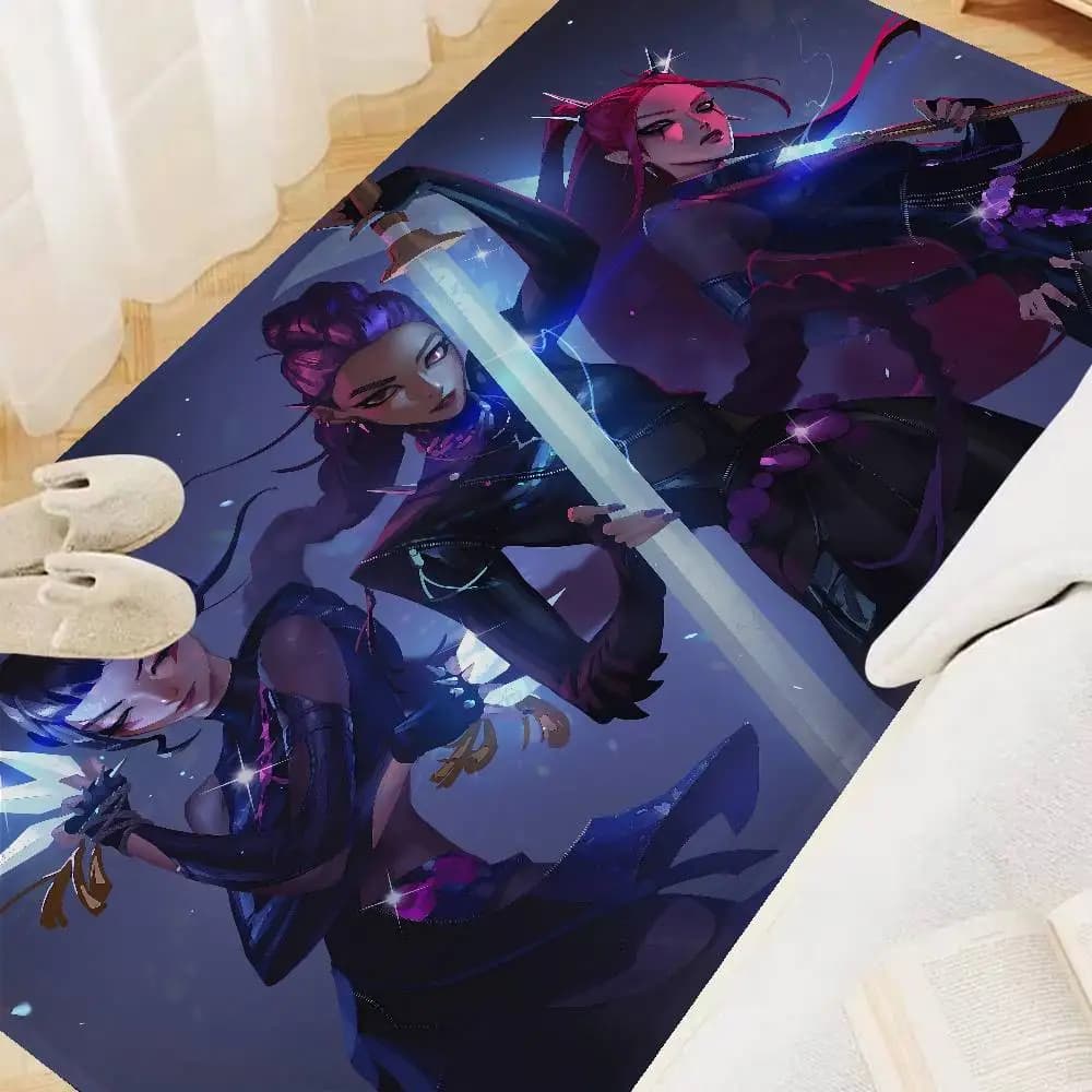 Korea Kpop S-Stray K-Kids 3D Singer Door Mat Washable Non-Slip Living Room Sofa Chairs Area Mat Kitchen Doormat Area Rug