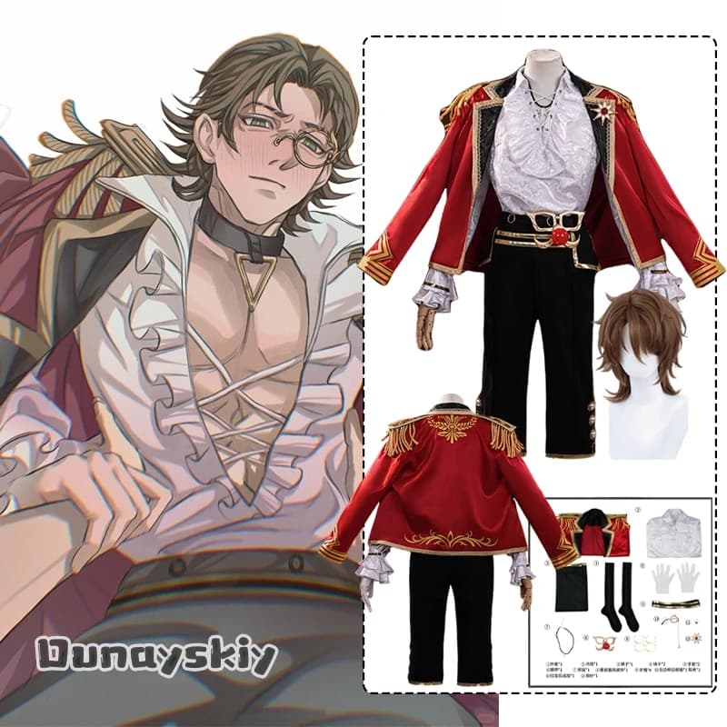 First Officer Departure Day Cospaly Costumes Middle Ages ilitary Jacket {BankaiMode}Identity V Disguise Outfit Christmas costume