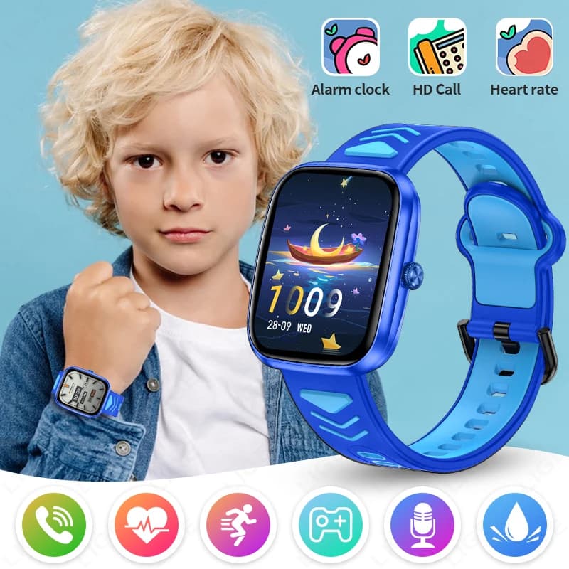 LIGE 2026 Smartwatch for Kids with Touch HD Screen, Games, Music, Gift for Boys and Girls, Compatible with iOS and Android