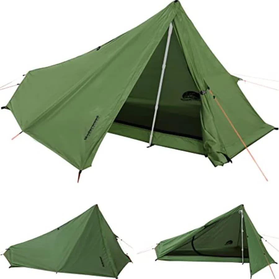 Tenda da Trekking Ultraleggera per 1 Persona - Tenda Impermeabile per Escursionismo e Campeggio
