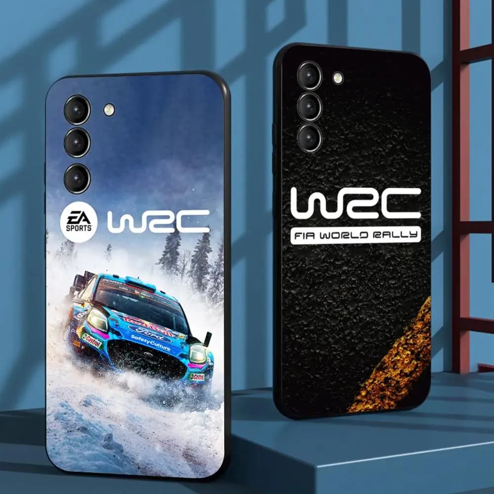 Wrc Rally Racing modello cool design Custodia per telefono per Samsung Galaxy S25 S24 S23 S22 S21 S20 Plus Ultra Note20 Limited Soft Black