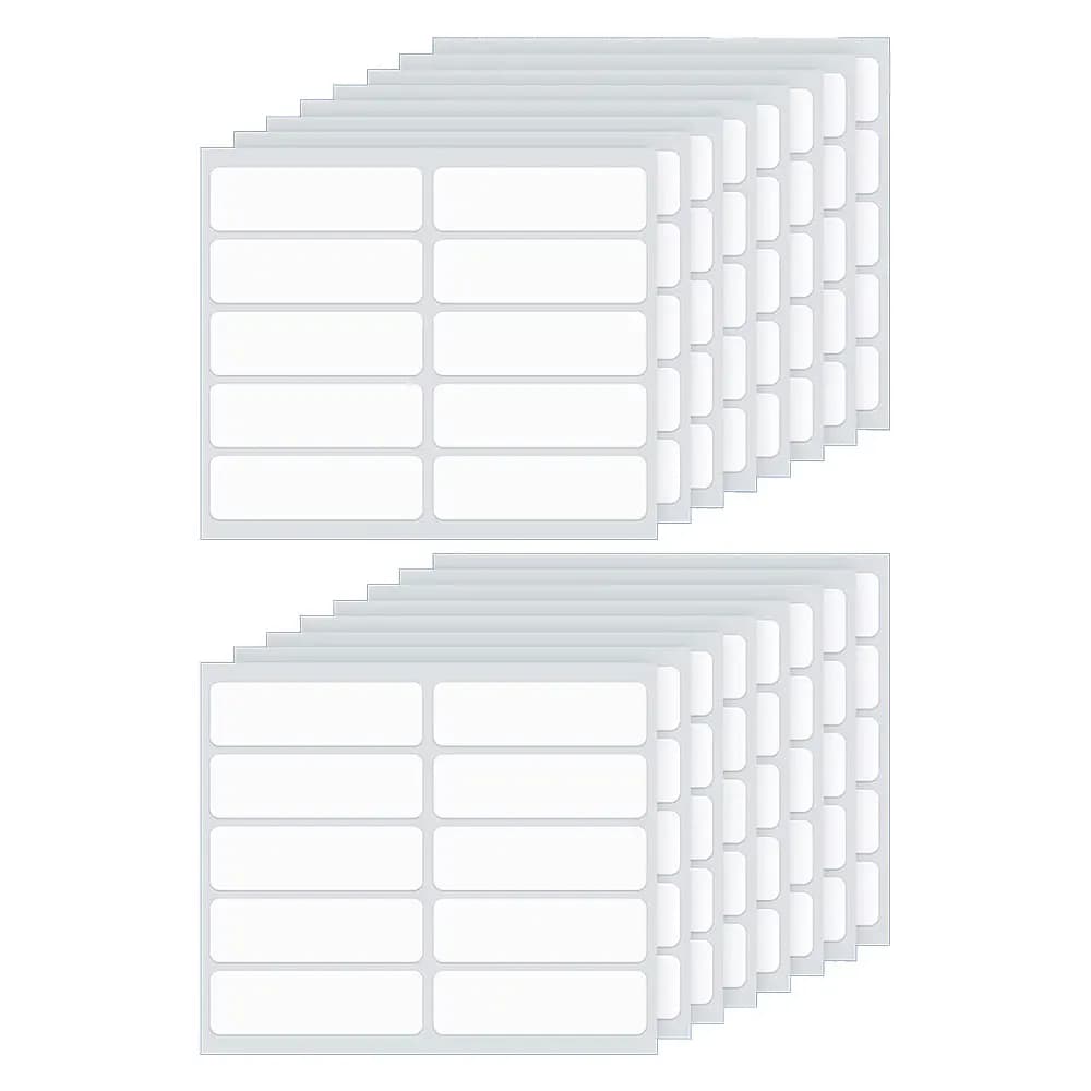 Labels without ironing Wash self-adhesive writing label with name of permanent clothes and pens for fabrics for home decoration of kindergarten