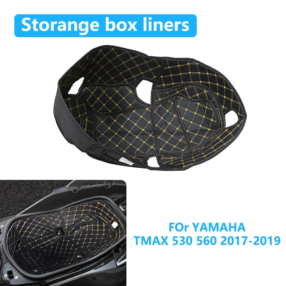 Per YAMAHA TMAX530 TMAX560 TMAX 530 560 2017-2019 Moto Baule Posteriore Cuscino Interno Sedile Secchio di Stoccaggio Bagagli Box Liner Pad