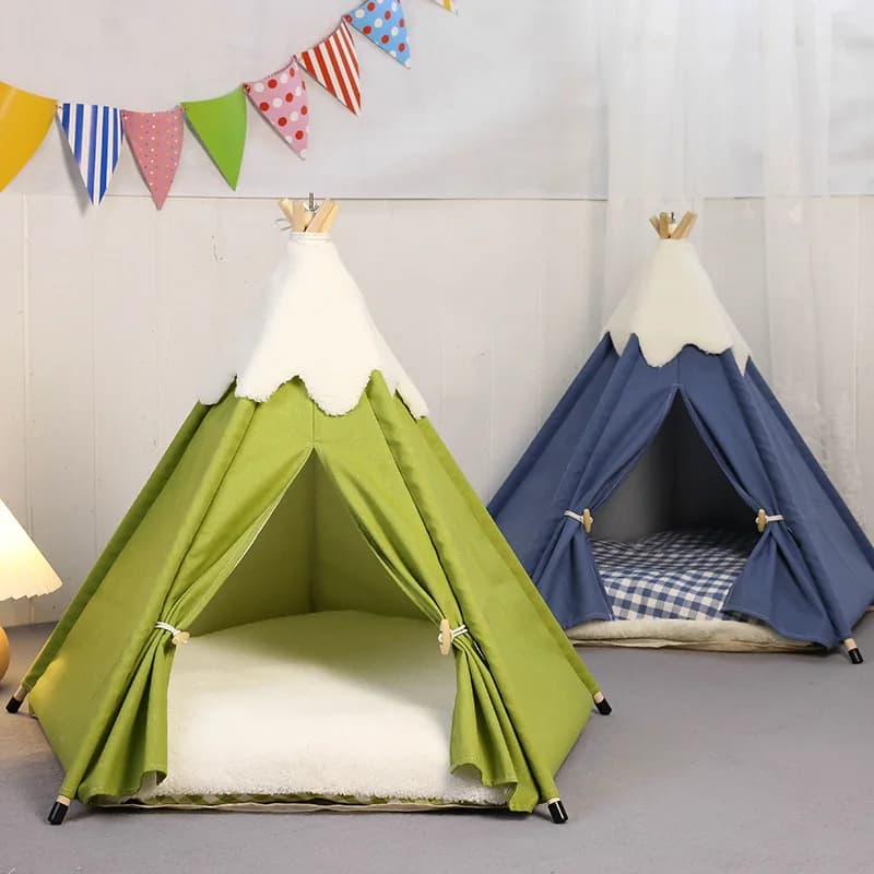 Tenda per animali domestici per tutte le stagioni Tenda per gatti pieghevole Nido per gatti Letto per gatti Tenda per cani Cuccia per cani Rimovibile Lavabile Villa per cani e gatti Prodotti per animali domestici