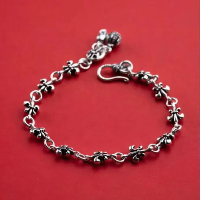Hip Hop Night Show 925 Sterling Silver Men's and Women's Boat Anchor Bracelets Chaotai Silver Personalized Fashion Jewelry Whole