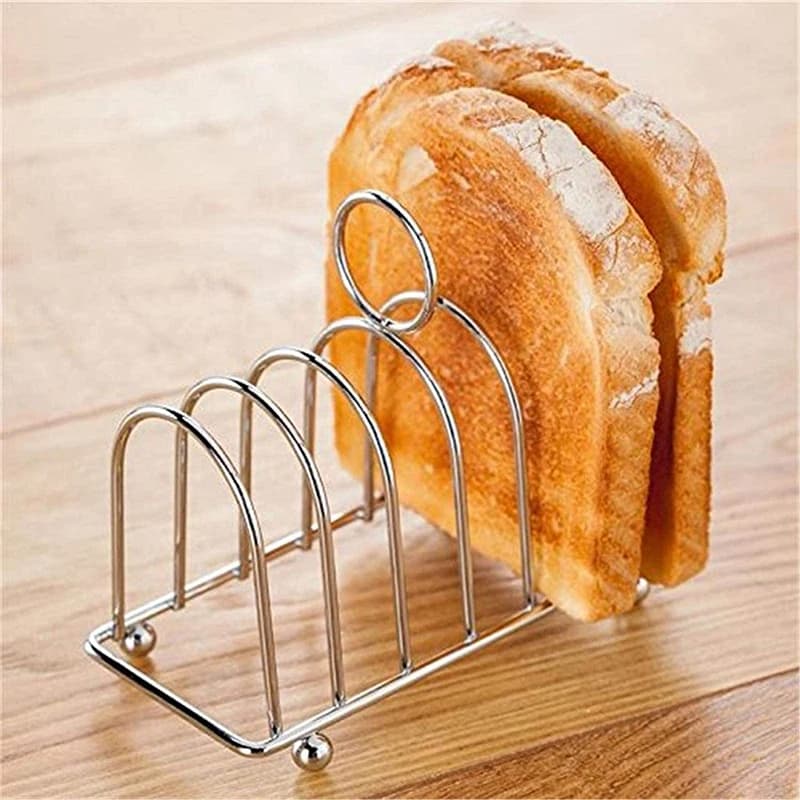 Stainless steel toast door Restaurant Home bread door 6 slices Food display tool for restaurant kitchen accessories