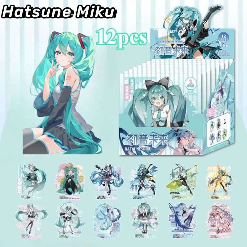 New Hatsune Miku two-dimensional anime peripheral creative acrylic stand surprise blind box desktop decoration ornament gift