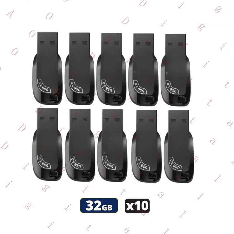 MTN- Chiavetta USB SanDisk Ultra Shift 32GB 3.2 per Computer e Laptop (Confezione da 10)