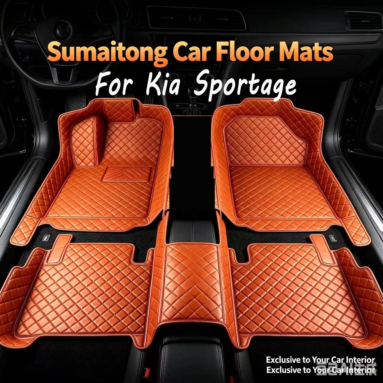 Car Mats For Kia Sportage QL MK4 2017~2022 Carpet Anti Dirty Pad Durable Rugs Full Set