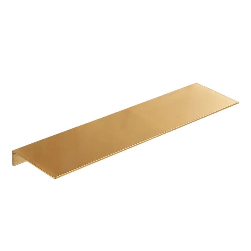 Mensola da Bagno in Alluminio Oro Spazzolato, Portaoggetti da Parete per Doccia, Scaffale per Shampoo e Cosmetici