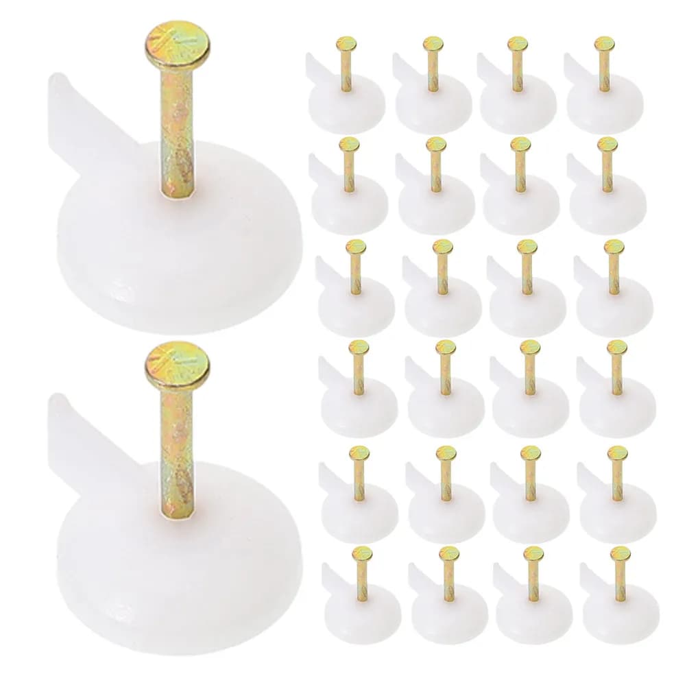 45Pcs Metal Wall Tacks Push Pins for Hanging Pictures Photos Mirrors Clocks Keychains Decorations Door Curtains Wallpaper Window