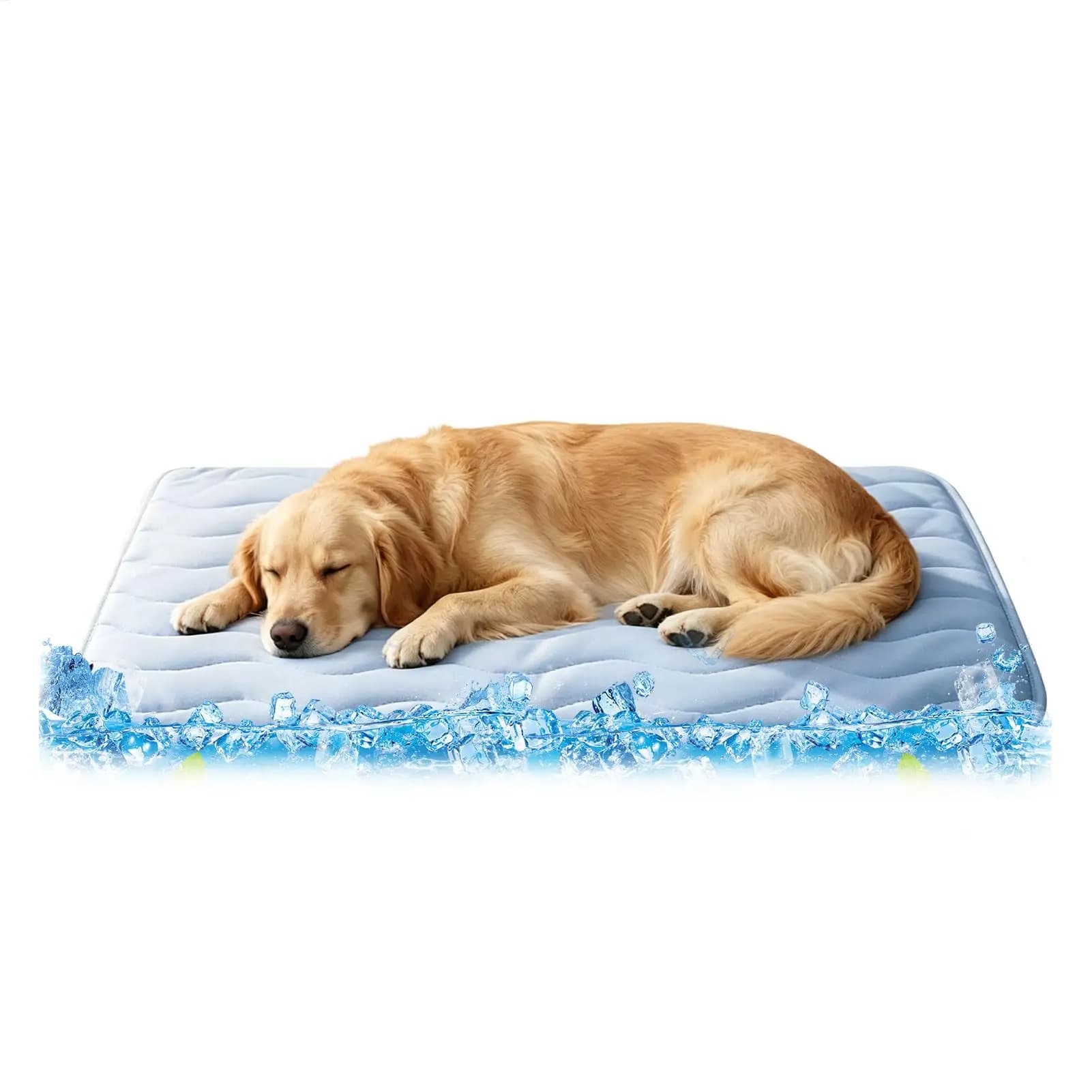 Cooling Dog Bed Summer Breathable Washable Sleeping Pad Pet Dog Bed Mats For Puppy Sleeping Outdoor Indoor Car Travel Crate Cage