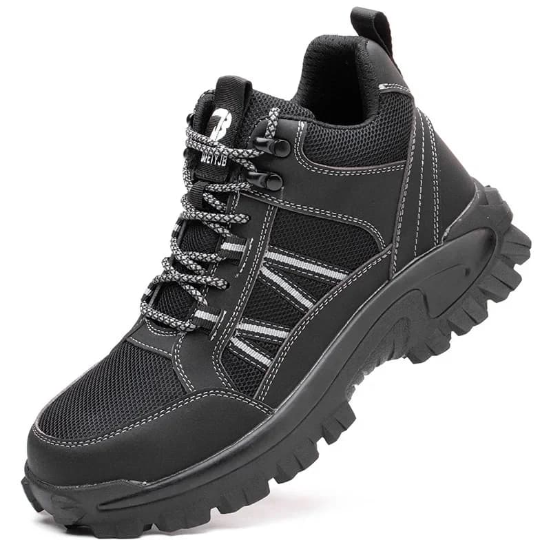 Scarpe antinfortunistiche da lavoro per uomo Sneakers da lavoro protettive leggere Scarpe da uomo leggere Scarpe traspiranti Stivali da lavoro antiforatura
