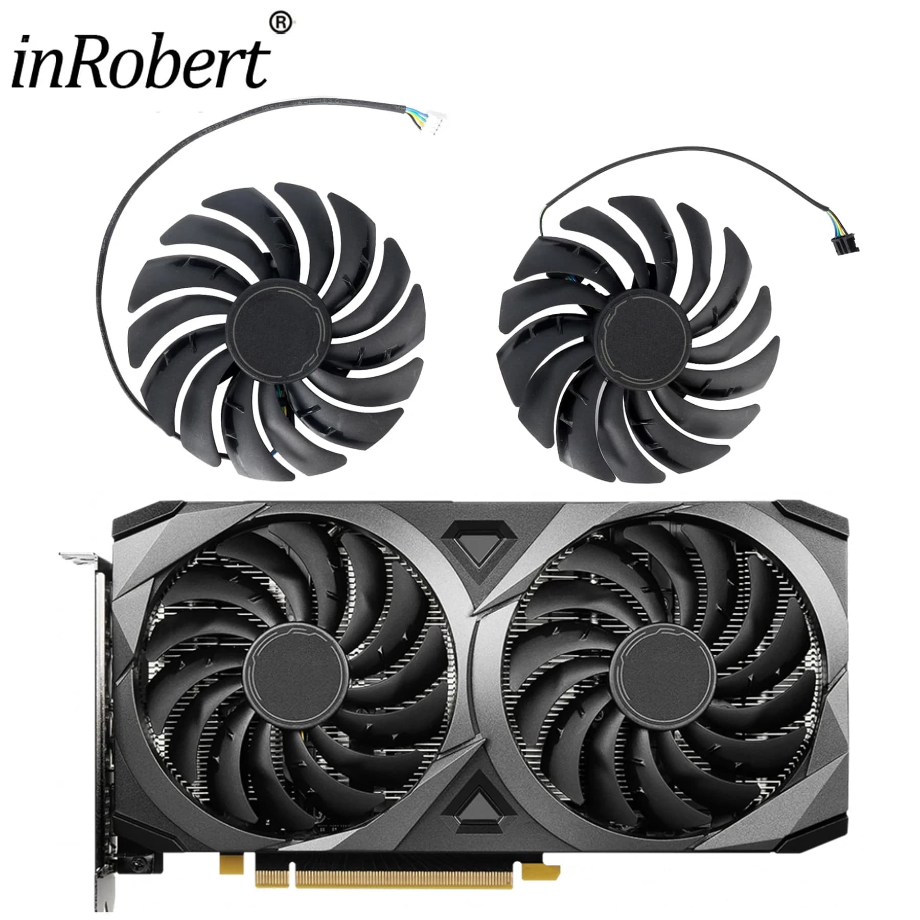 Ventola grafica di raffreddamento muslimex da 95mm per MSI RTX 3070 3060 3060Ti VENTUS 2X OC ventola di raffreddamento della scheda Video