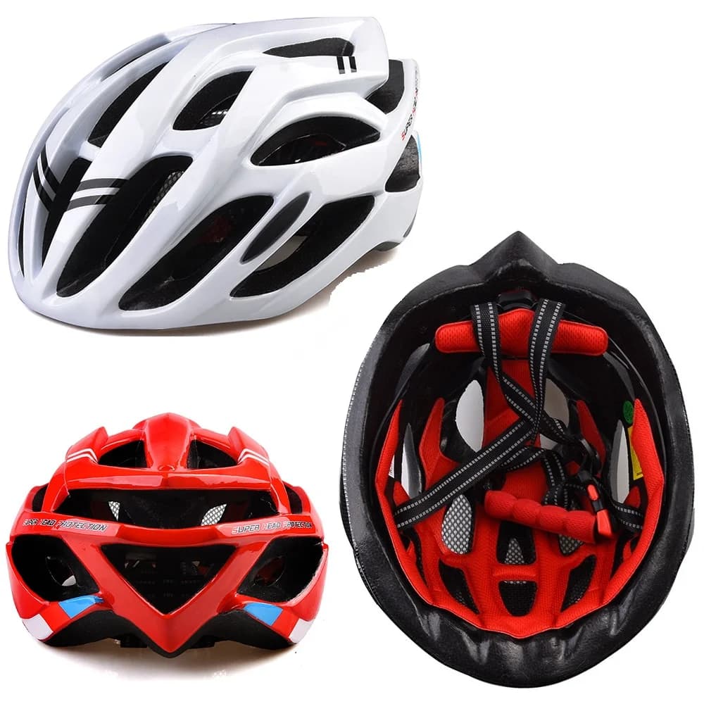 Casco da ciclismo per esterni, casco da mountain bike da donna, casco di sicurezza monopezzo, leggero e traspirante, da uomo