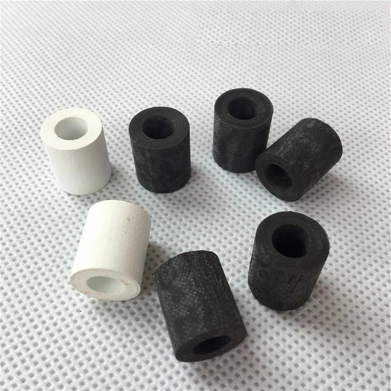 Ghiera superiore con punta per stecca da biliardo resistente antideflagrante, bianco, nero, bachelite, 12 mm, 13 mm, 14 mm