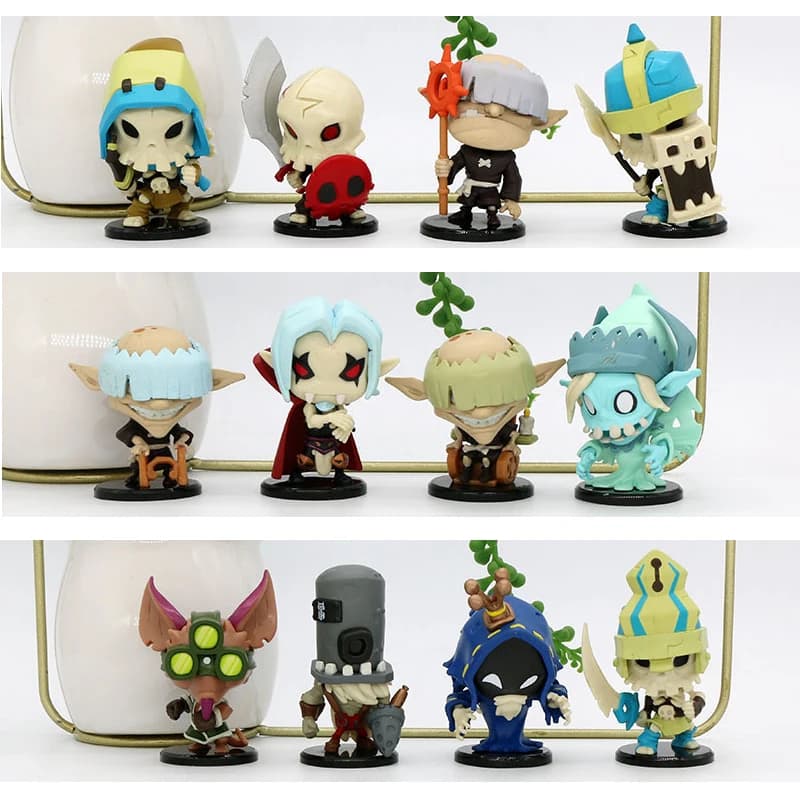 1-5 Pezzi Krosmaster Hero Monster War Chess Arena Game Blast Nox Statuetta 3D con Base, Modellino Fantasy da Collezione, Regalo per Uomo Adulto