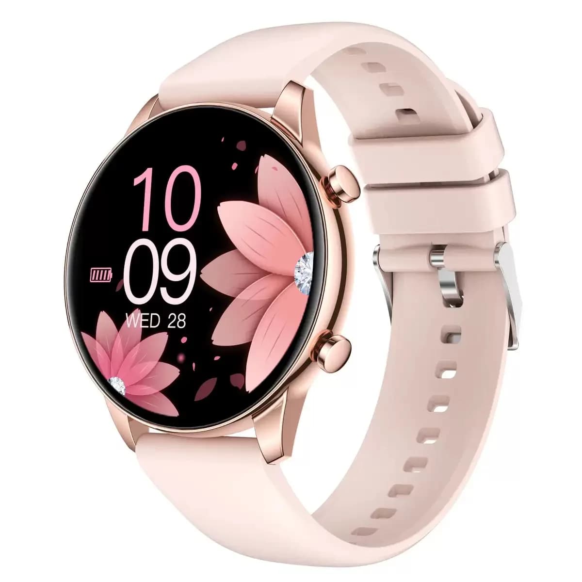 Smartwatch G28 per Donne, Elegante Braccialetto Intelligente con Monitoraggio della Frequenza Cardiaca, Sveglia, Promemoria e Funzioni Fitness